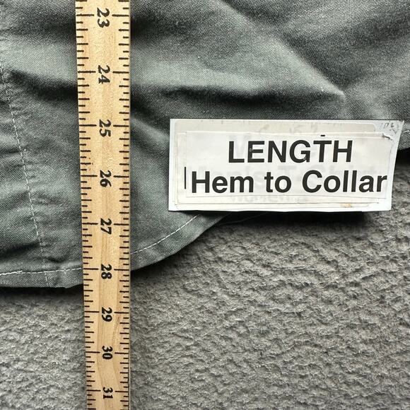 Vintage 70s Sager Glove Flame Resistant Canvas Work Shirt Mens Large Long Sleeve - Picture 4 of 14